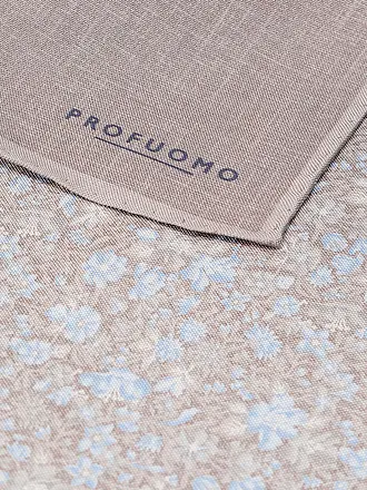 PROFUOMO | Foulard de poche en soie | braun